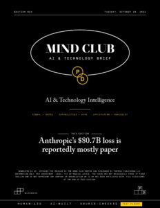 Cover of Edition 025, AI & Technology Intelligence, Tuesday, October 20, 2026